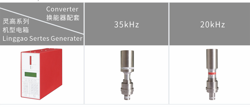 靈高系列機(jī)型電箱換能器配套